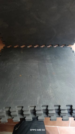 Pavimento per palestra Puzzle Nero