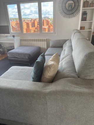 Sofá Chaise Long Gris