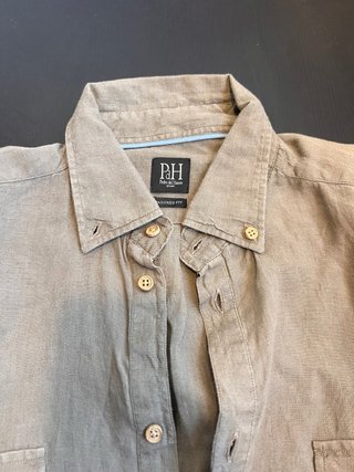 Camisa Lino Pedro del Hierro Beige