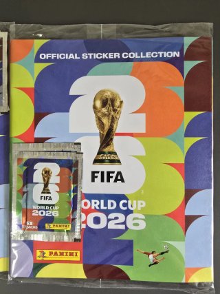 Álbum Mundial 2026 Panini + 2 Sobres