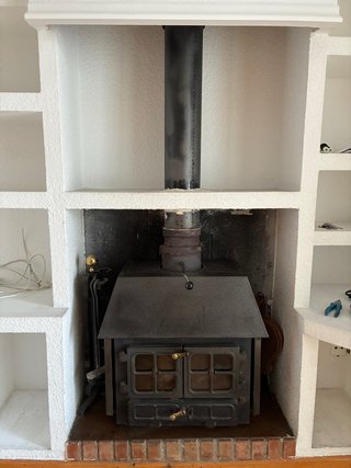 Chimenea de hierro  Inglesa 66x66