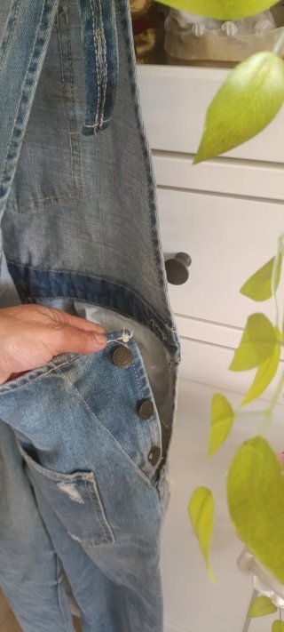 Peto vaquero desgastado