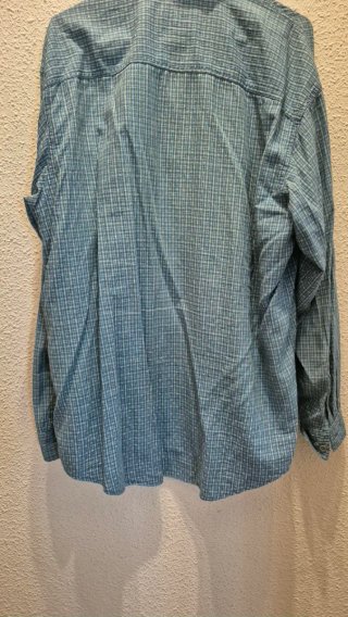 Camisa Calvin Klein cuadros azul y verde
