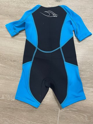Neopreno niño 2 años azul y negro