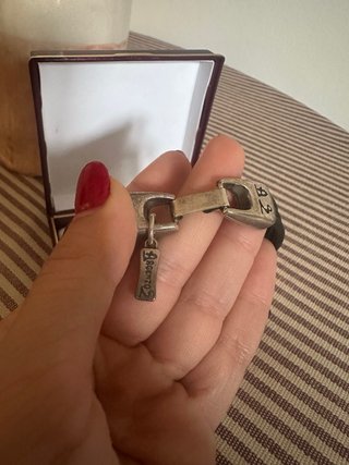 Pulsera Cuero y Plata