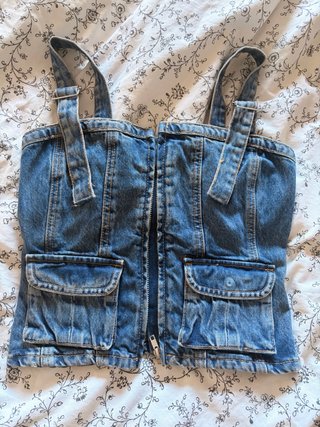 Top vaquero Zara
