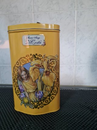Latta Marie Ange DiCosta Rose Fairy tin. Mint.