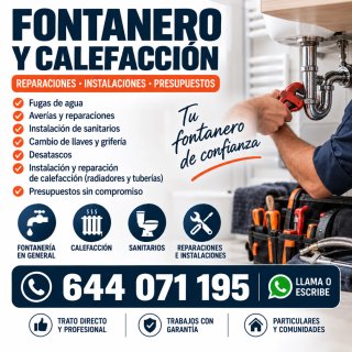 Fontanero 644071195