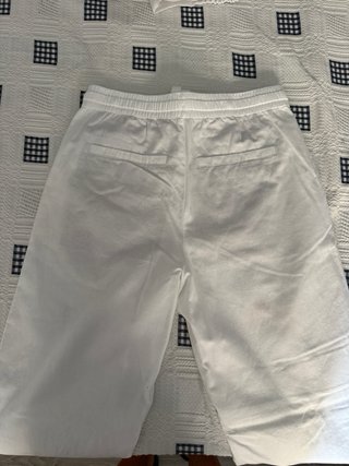 Pantalón Lino Zara Relaxed Fit Talla S