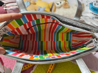 Bolso Agatha Ruiz de la Prada Blanco y plateado