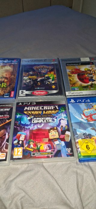 Lote 6 Juegos PS2, PS3 y PS4
