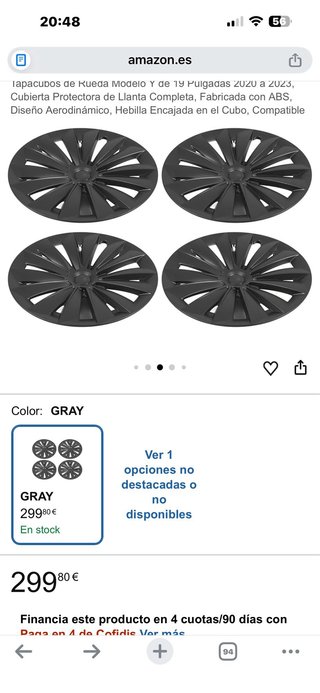 Tapacubos negros para llantas
