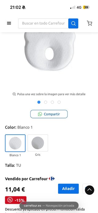 Cojín Memory Foam Olmitos Bebé