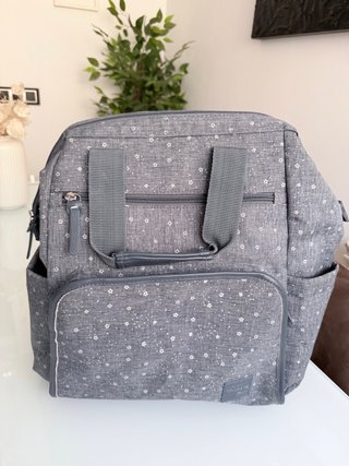 Mochila Walking Mum estrellas gris