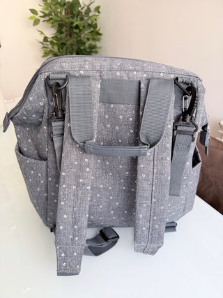 Mochila Walking Mum estrellas gris