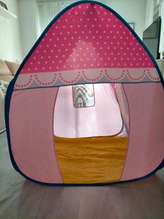 Casita de tela plegable infantil