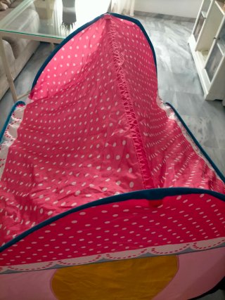 Casita de tela plegable infantil