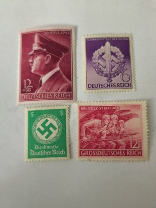 Lote sellos nazis, auténticos