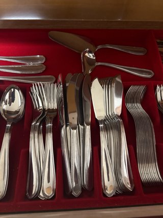 Cubertería completa 12 comensales