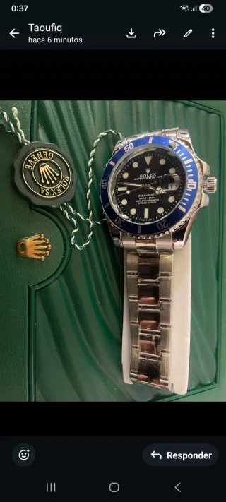 Reloj Rolex Plata