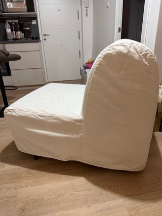 Sillón cama blanco