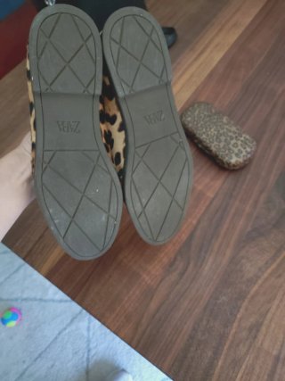 Zapatos Zara Leopardo Piel Talla 37