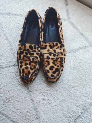 Zapatos Zara Leopardo Piel Talla 37