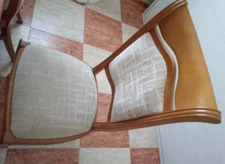 Mesa de salón madera y cristal