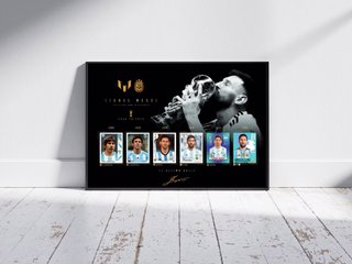 Cuadro Coleccionable Lionel Messi