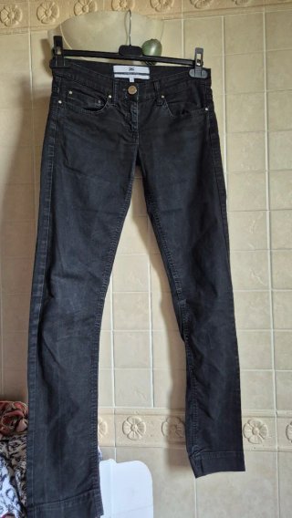 Elisabetta Franchi pantaloni neri zip