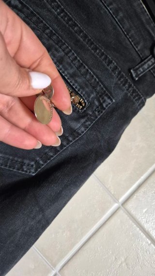 Elisabetta Franchi pantaloni neri zip