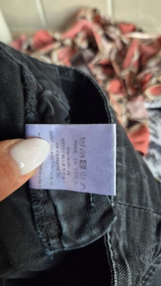 Elisabetta Franchi pantaloni neri zip
