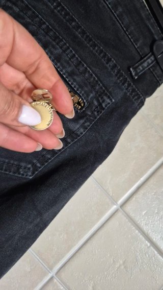 Elisabetta Franchi pantaloni neri zip
