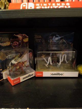 Amiibo Guardian y Bokoblin Nintendo Zelda