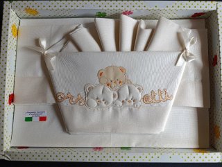 Conjunto sábanas cuna ositos