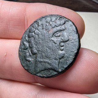 Moneda Íbera Sekia 130-90 a.C.