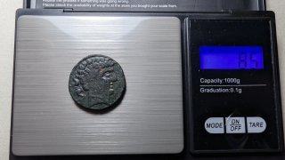 Moneda Íbera Sekia 130-90 a.C.