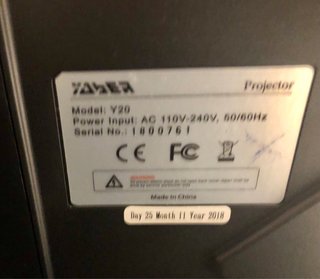 Proyector Yaber Y20 Full HD HDMI USB VGA
