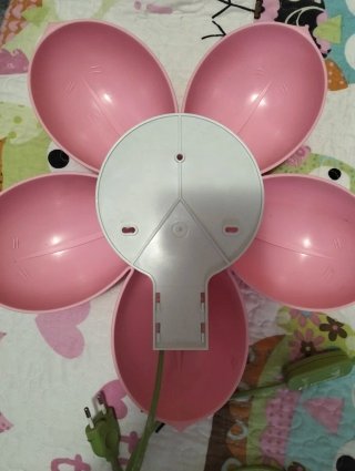 Lámpara Flor IKEA Rosa y Verde