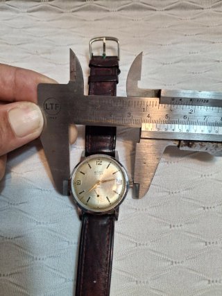 Orologio vintage BWC uomo oro/argento