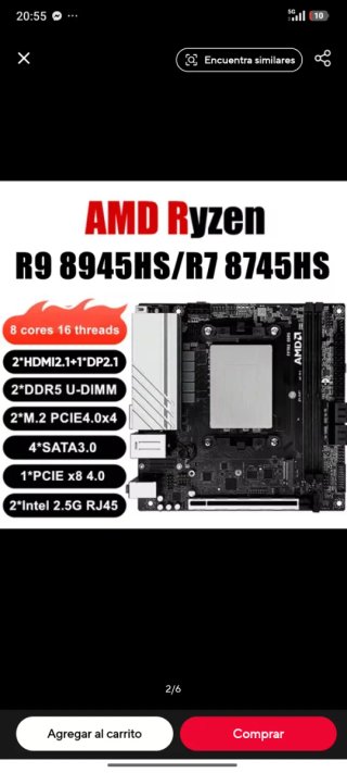 Placa Base AMD Ryzen 9 7940HS