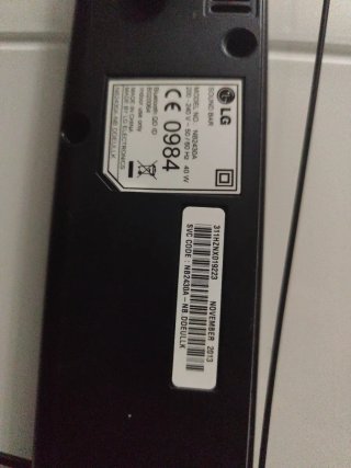 Barra de Sonido LG 40W Negra