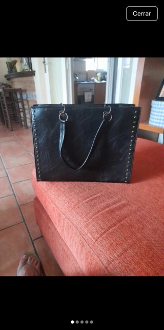 Bolso negro mujer con monedero