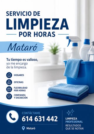 Trabajo de limpieza por horas