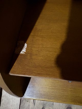 Cómoda de madera maciza multicolor