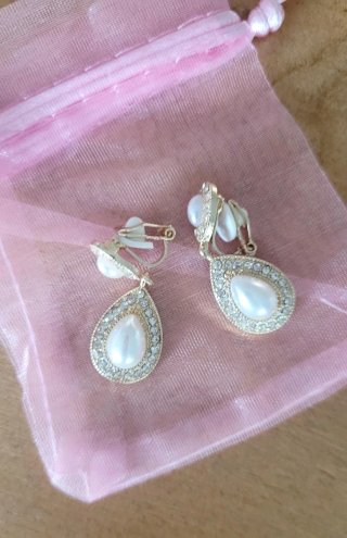 Pendientes bebé fallera clips