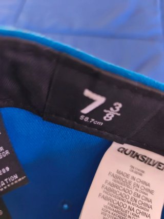 Gorra Quiksilver Cuadros Azul y Marrón