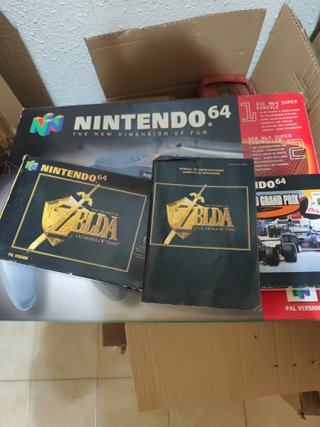 Nintendo 64 + 2 giochi: Zelda Ocarina of Time e F1