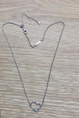Collar Pandora Corazón Amor Plata