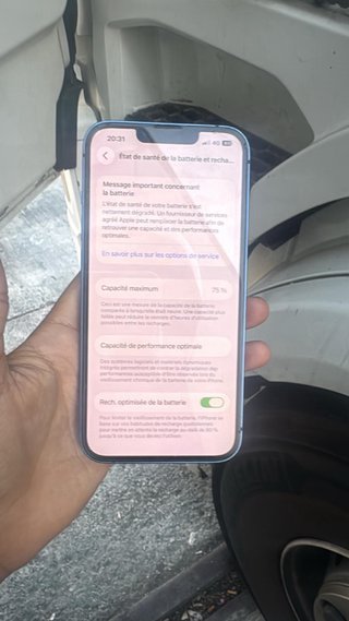 iPhone Apple Azul